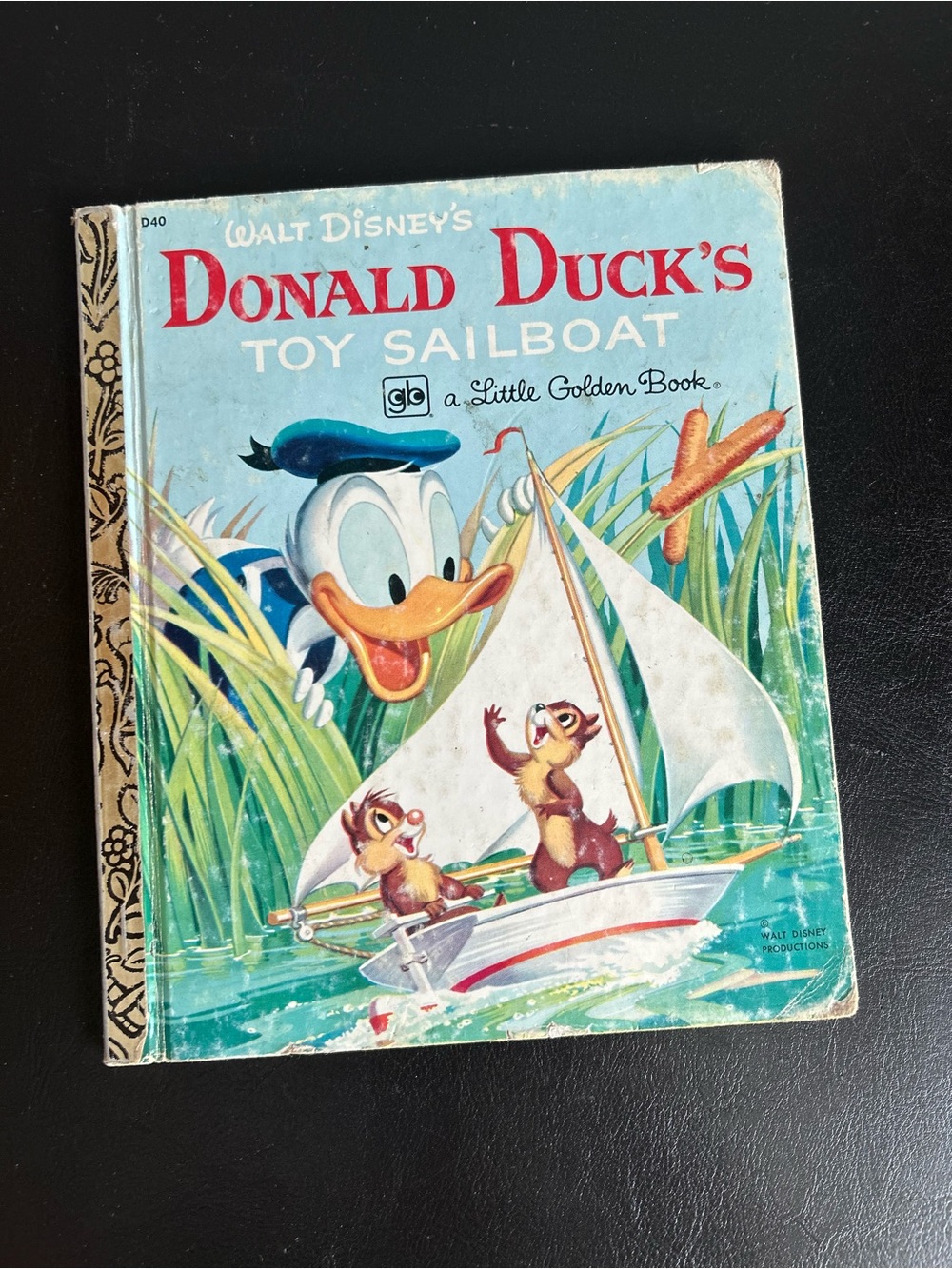 3 for $ 20 🐣 A Little Golden Book Walt Disney’s Donald Duck’s Toy Sailboat